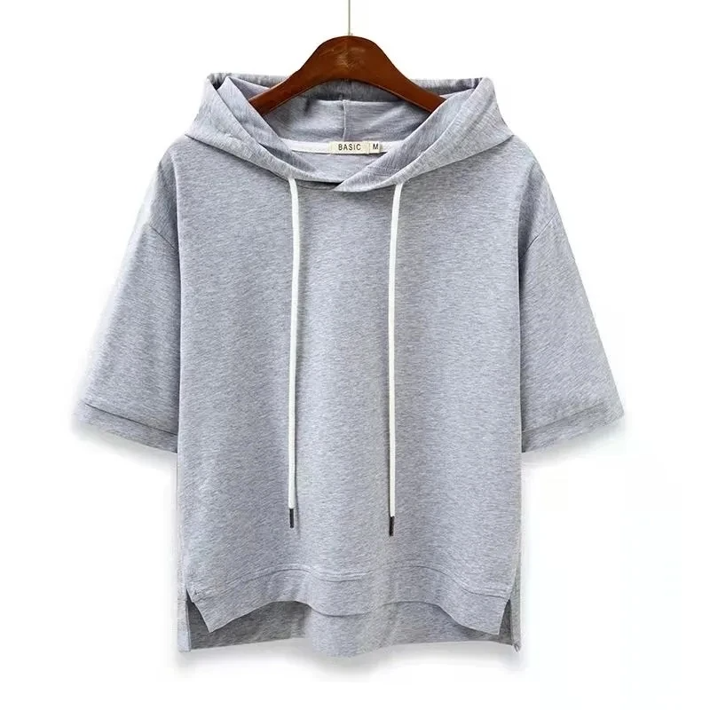 Sweat À Capuche Léger Pour Femme | Manches Courtes