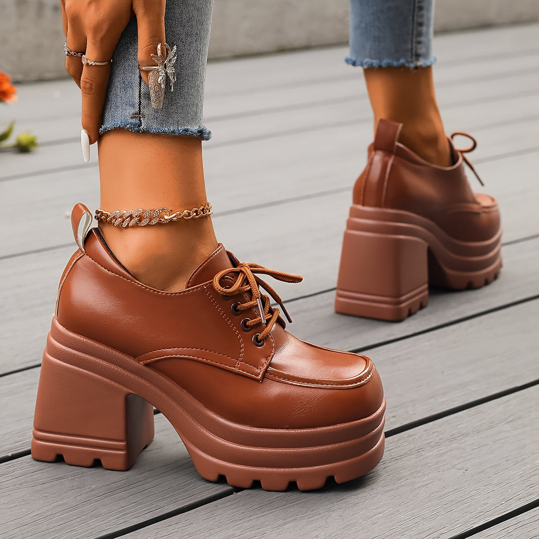 Bottes Plateforme Chunky Pour Femme | Confort Durable