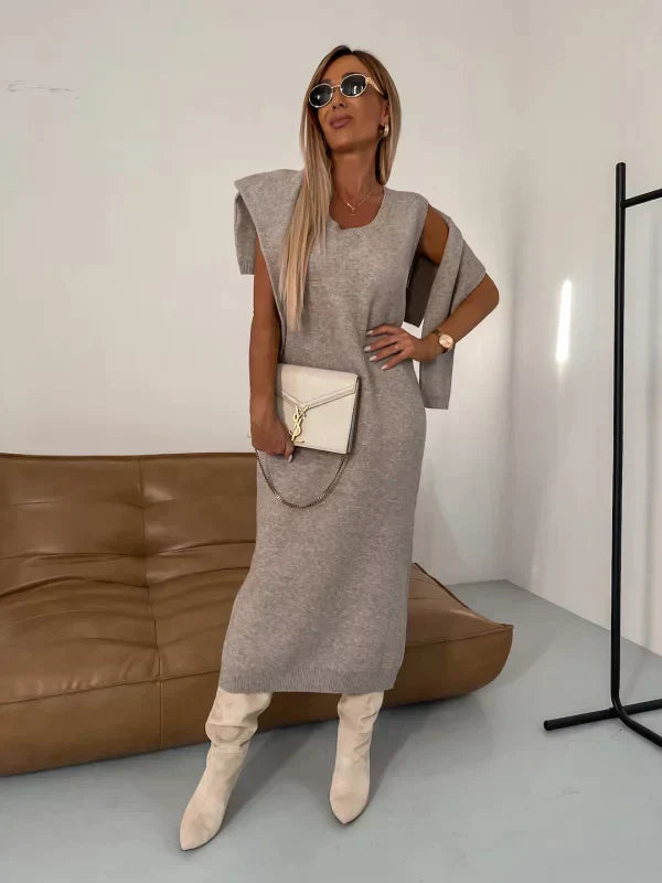 Ensemble Tricoté Élégant Pour Femme