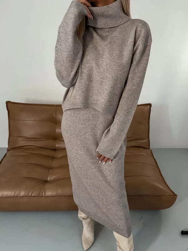 Ensemble Tricoté Élégant Pour Femme