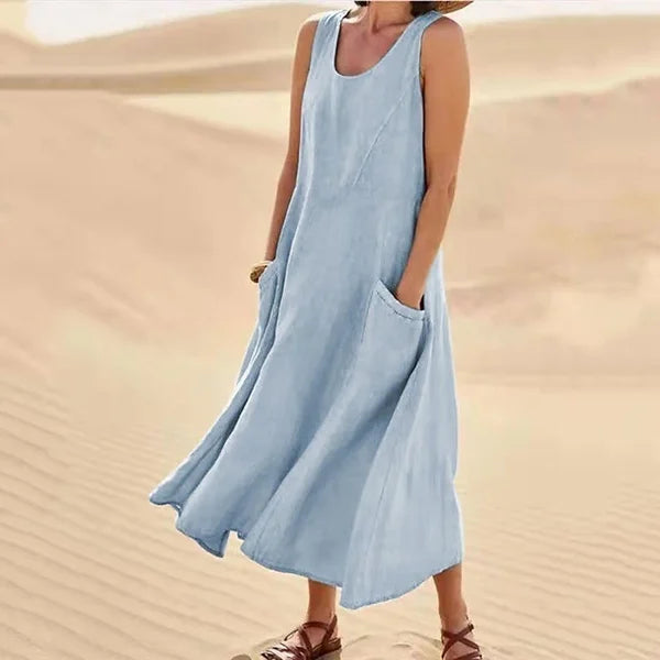 Robe Femme Décontractée Légère | Coupe Volumineuse Pratique