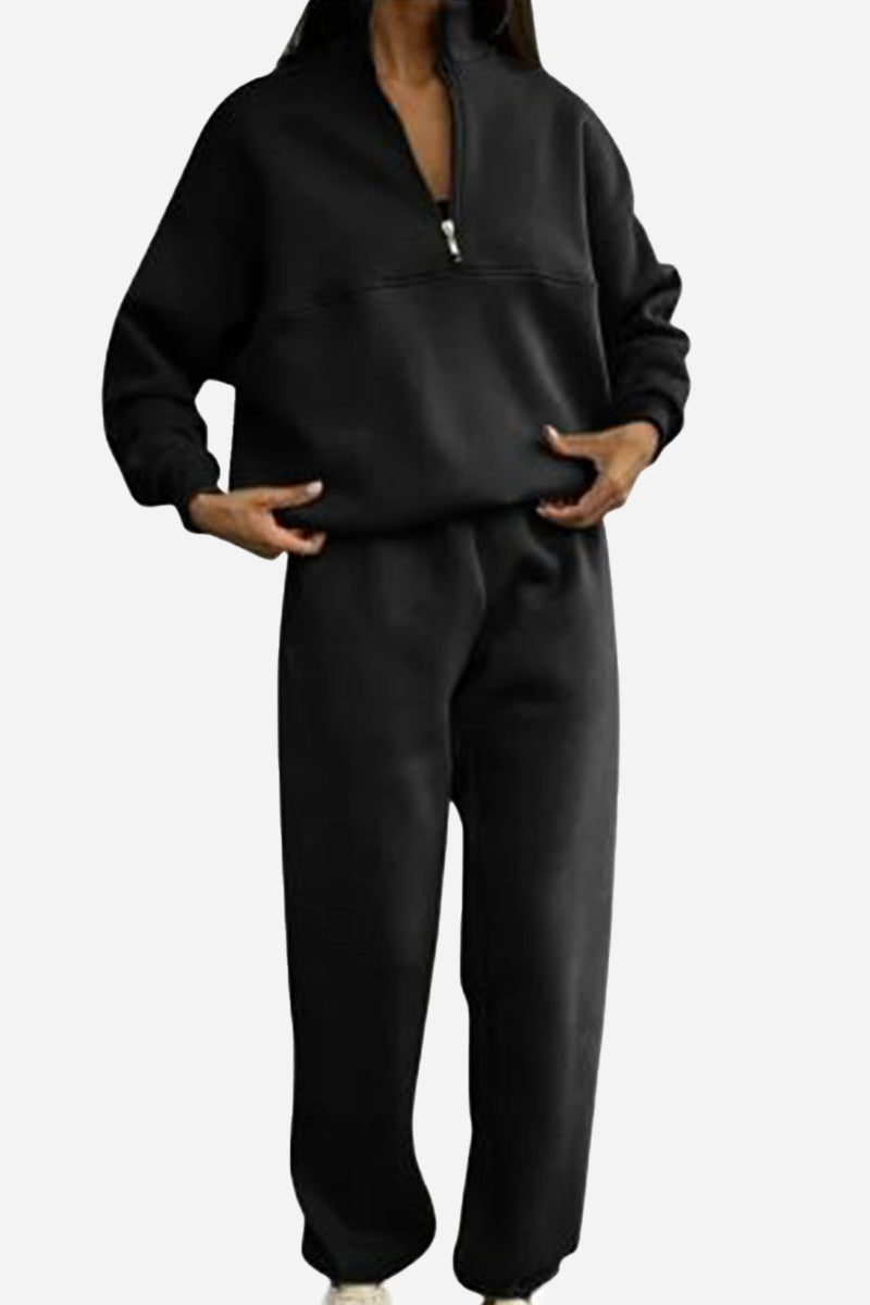 Ensemble Survêtement Monochrome Pour Femme | Coupe Décontractée