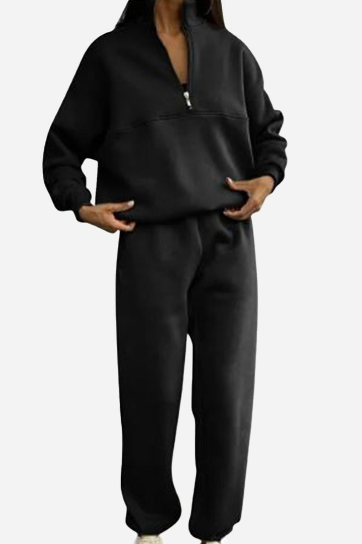 Ensemble Survêtement Monochrome Pour Femme | Coupe Décontractée