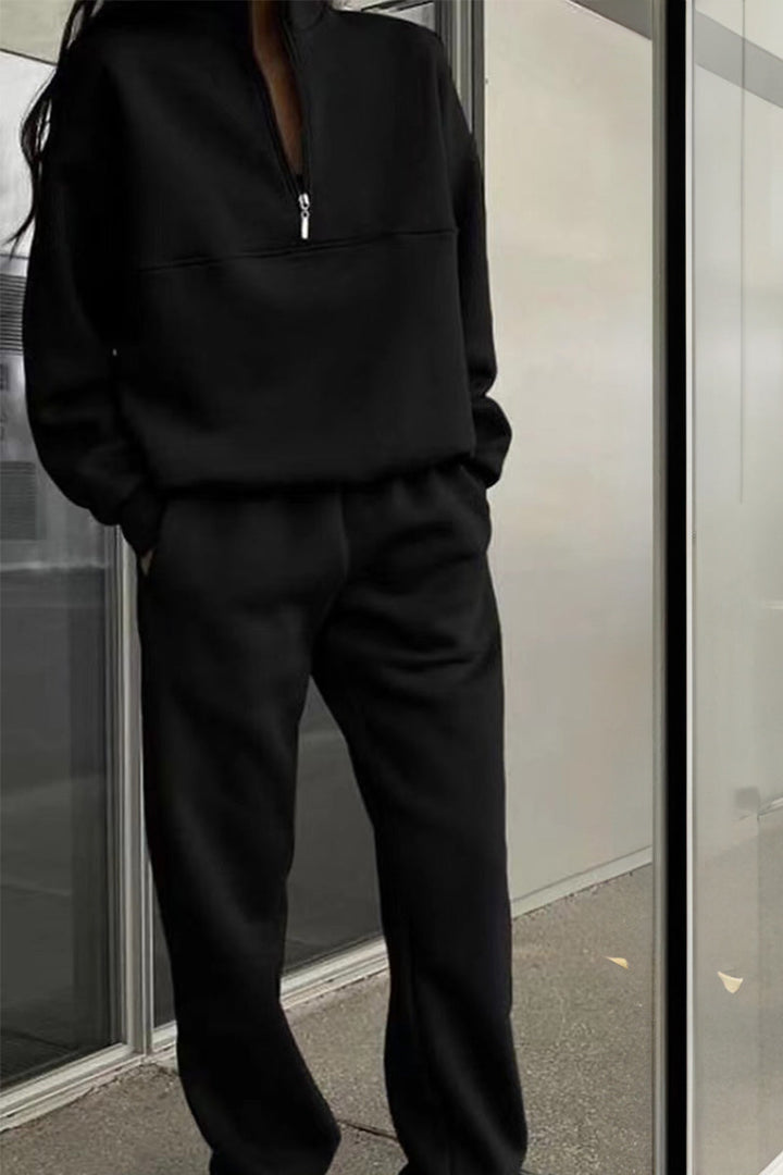 Ensemble Survêtement Monochrome Pour Femme | Coupe Décontractée