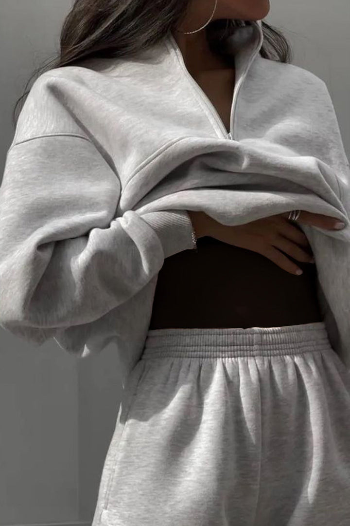 Ensemble Survêtement Monochrome Pour Femme | Coupe Décontractée