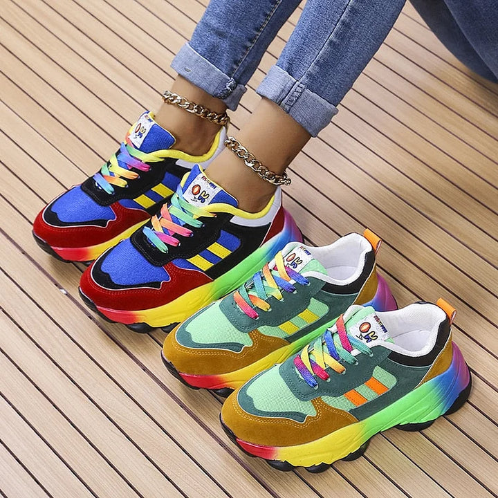 Chaussures Arc-en-Ciel Femme | Confort Coloré