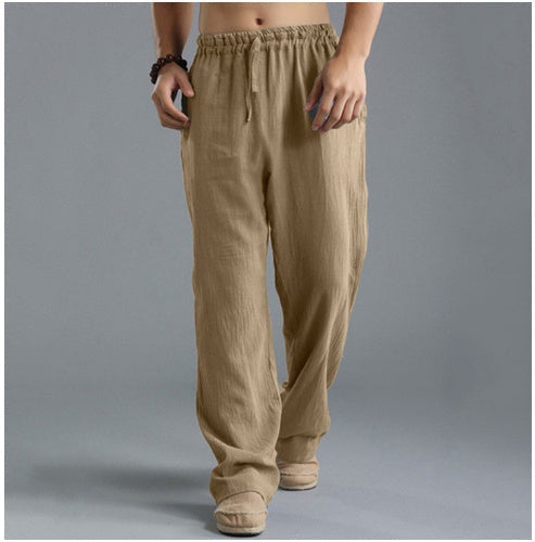 Men's Casual Linen Pants | Relaxed Fit