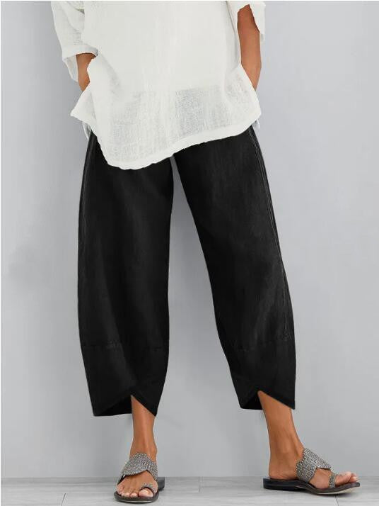 Pantalon Large Léger pour Femme | Style Estival Décontractén