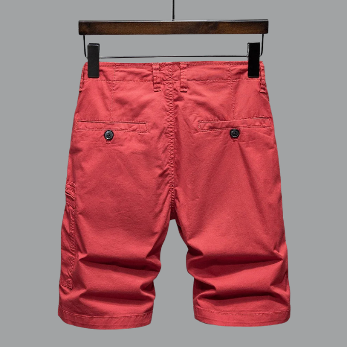 Pantacourt Cargo Ajusté Pour Hommes | Extensible
