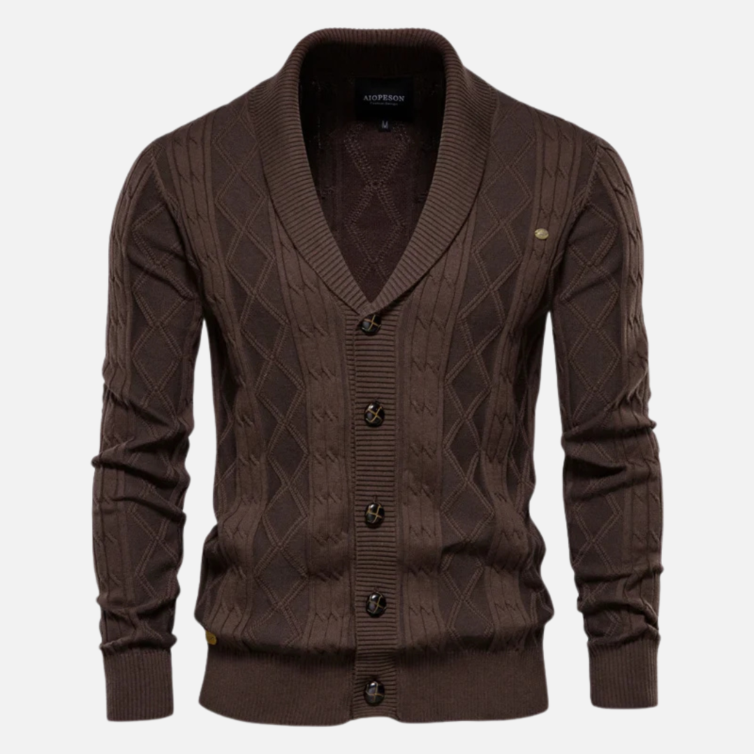 Gilet à motifs losanges | Design élégant