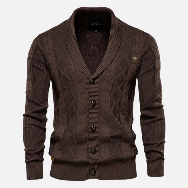 Gilet à motifs losanges | Design élégant