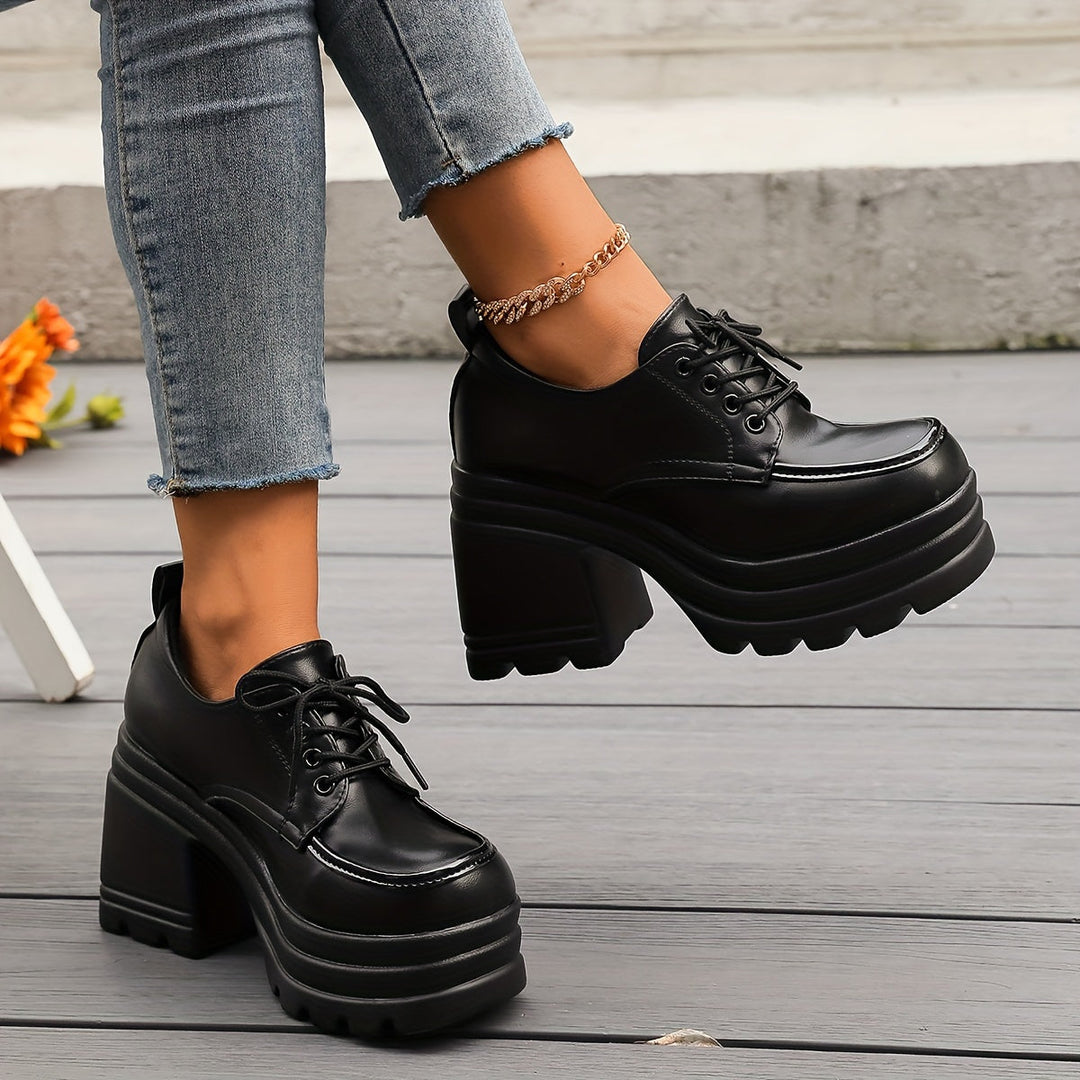 Bottes Plateforme Chunky Pour Femme | Confort Durable
