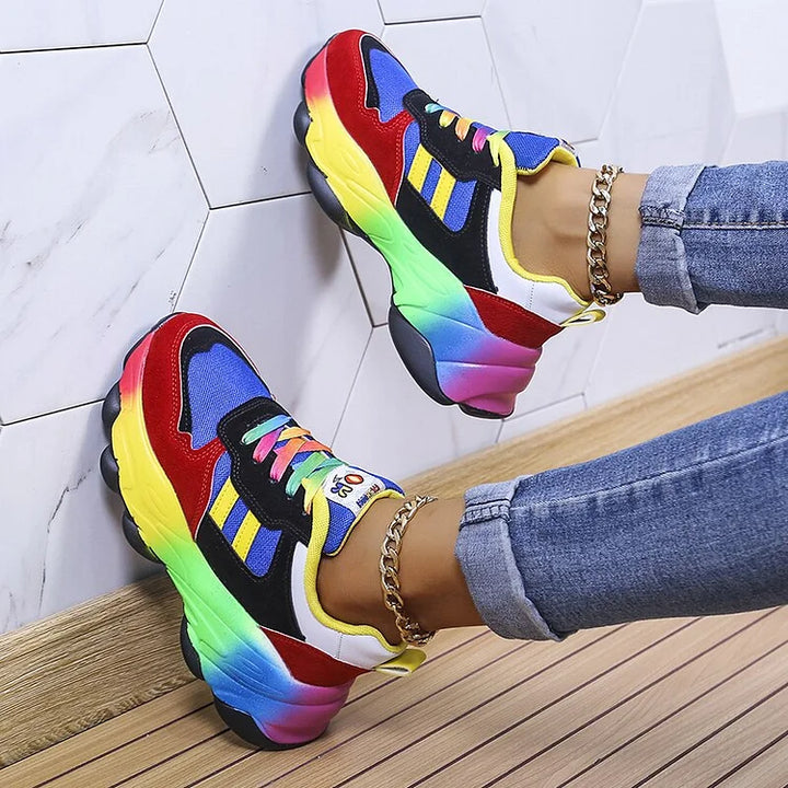 Chaussures Arc-en-Ciel Femme | Confort Coloré
