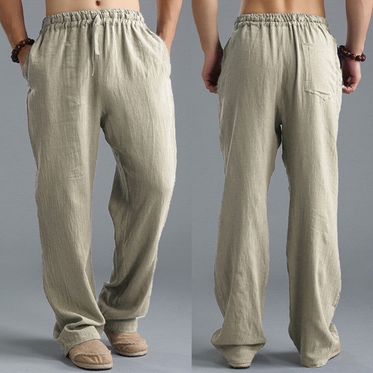 Men's Casual Linen Pants | Relaxed Fit