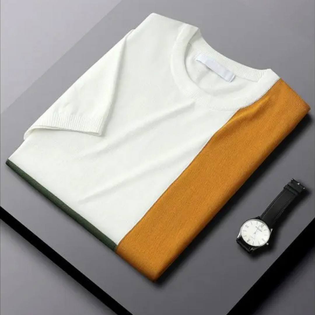 T-Shirt Graphique Structuré Pour Hommes | Extensible Moderne