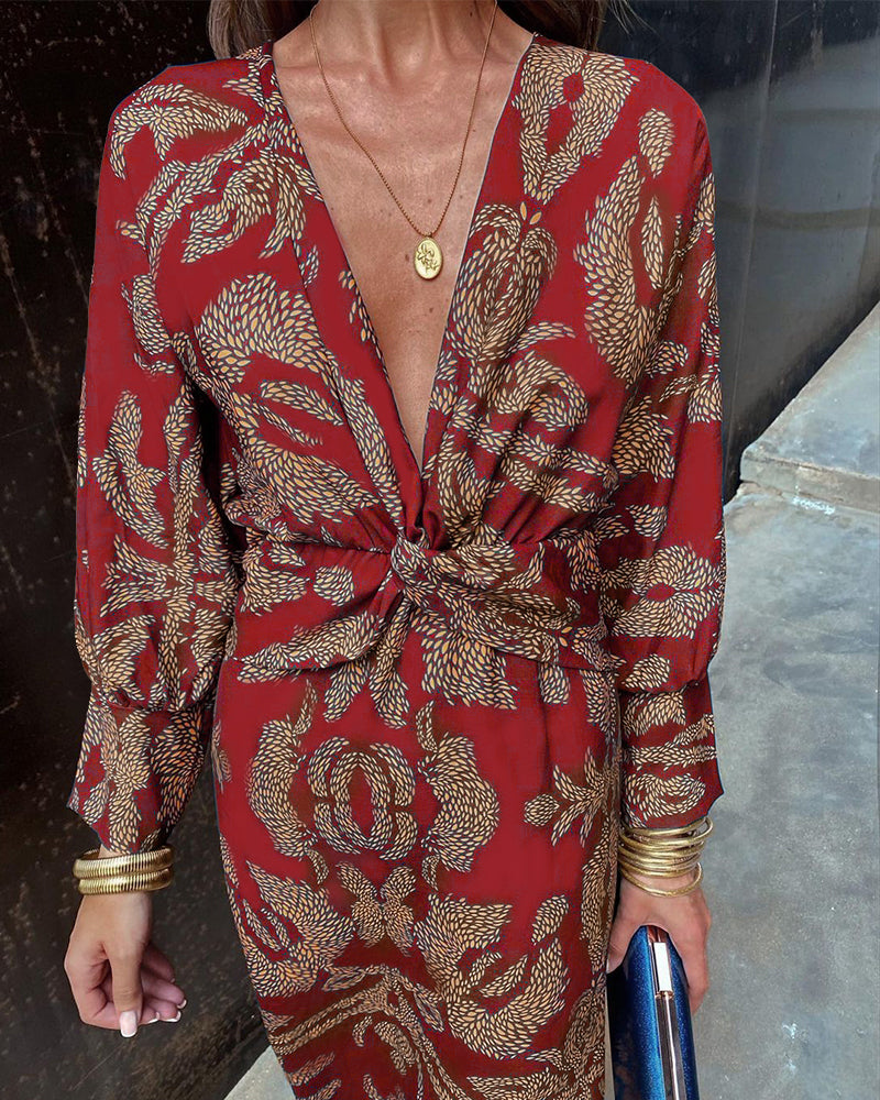 Robe Femme Élégante à Manches Longues | Coupe Raffinée