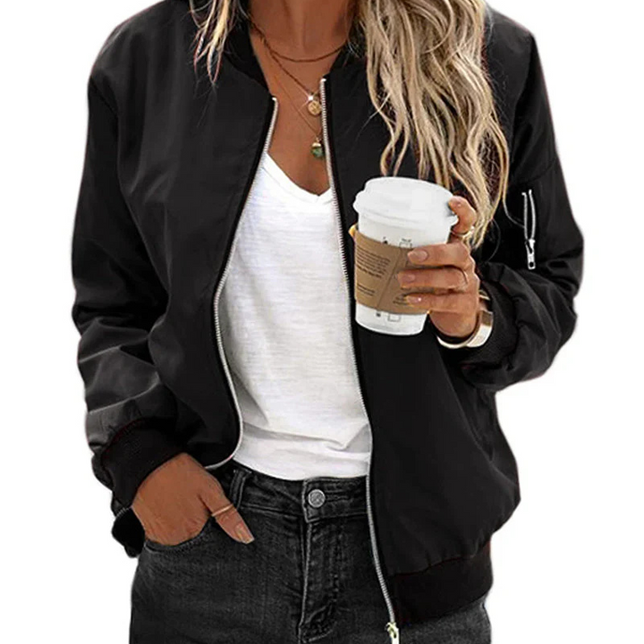 Women's Long Sleeve Bomber Jacket