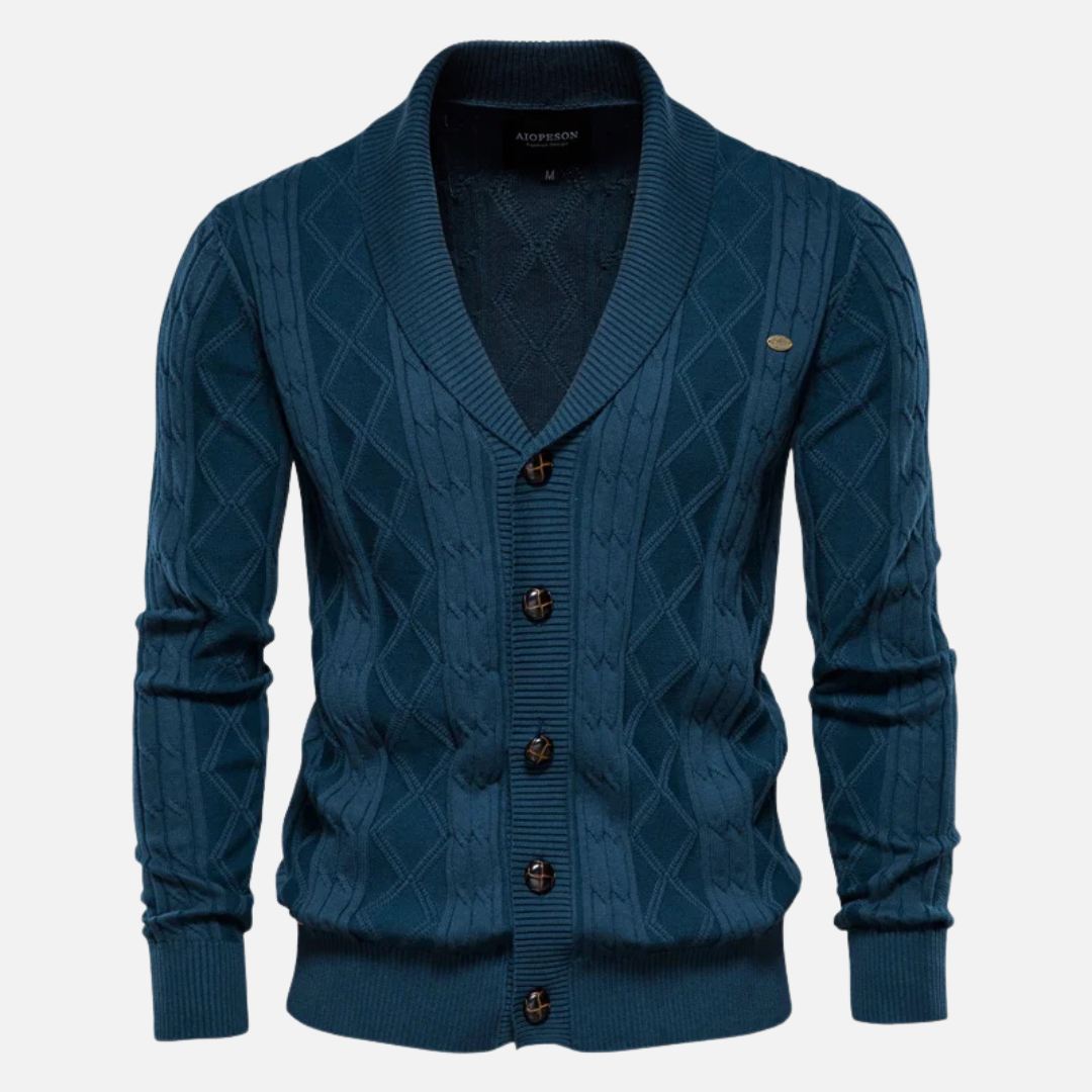 Gilet à motifs losanges | Design élégant