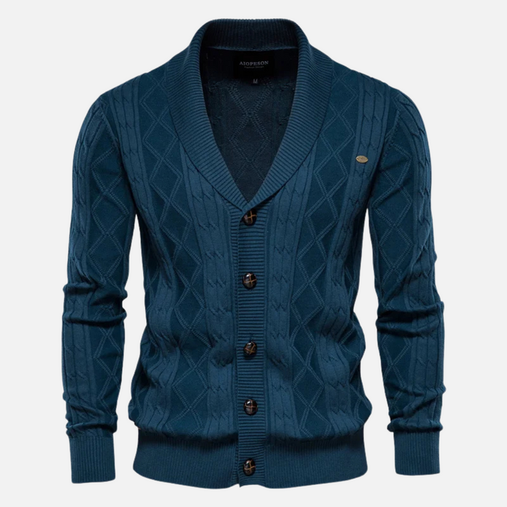Gilet à motifs losanges | Design élégant