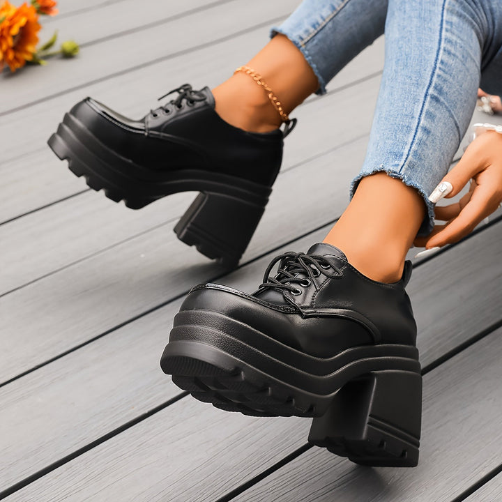 Bottes Plateforme Chunky Pour Femme | Confort Durable