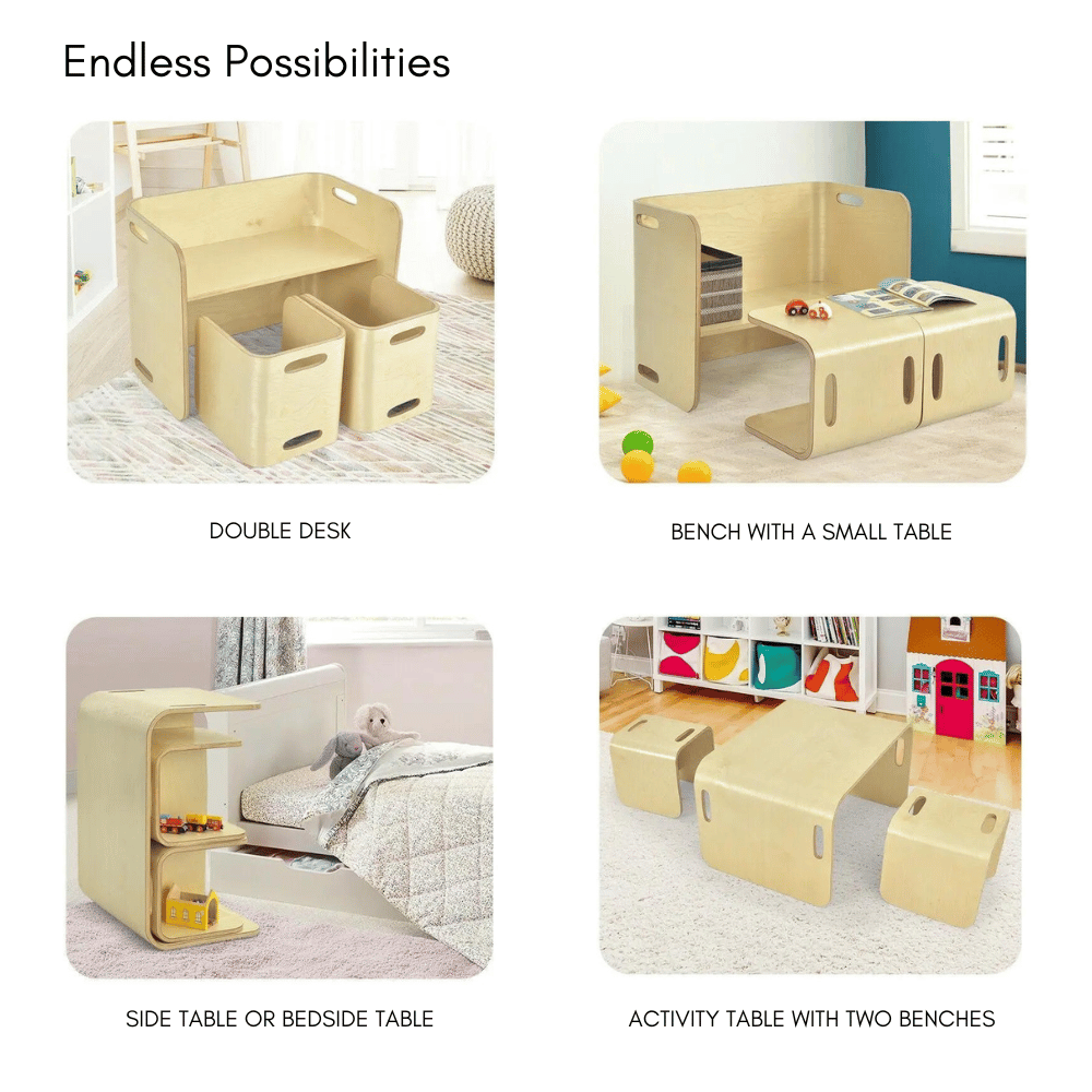 Ensemble De Chaises Et De Bancs Rabattables Pour Tout-Petits