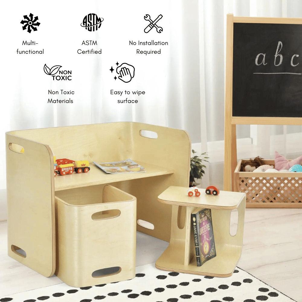 Ensemble De Chaises Et De Bancs Rabattables Pour Tout-Petits