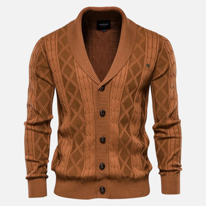 Gilet à motifs losanges | Design élégant