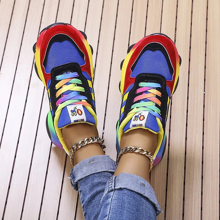 Chaussures Arc-en-Ciel Femme | Confort Coloré