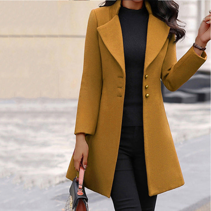 Manteau Élégant Cintré Pour Femmes | Finition Prestige