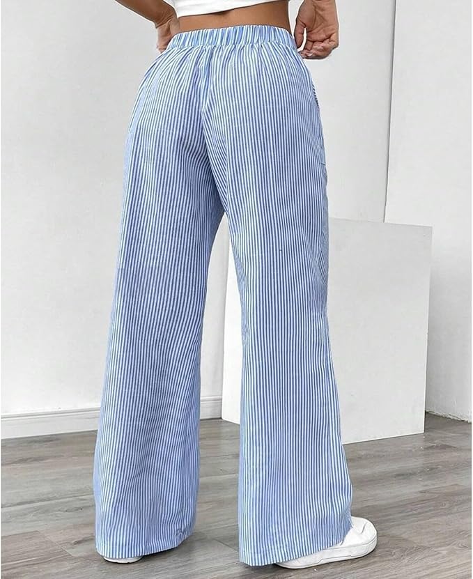 Pantalon Large Décontracté Pour Femme | Léger Ajustable