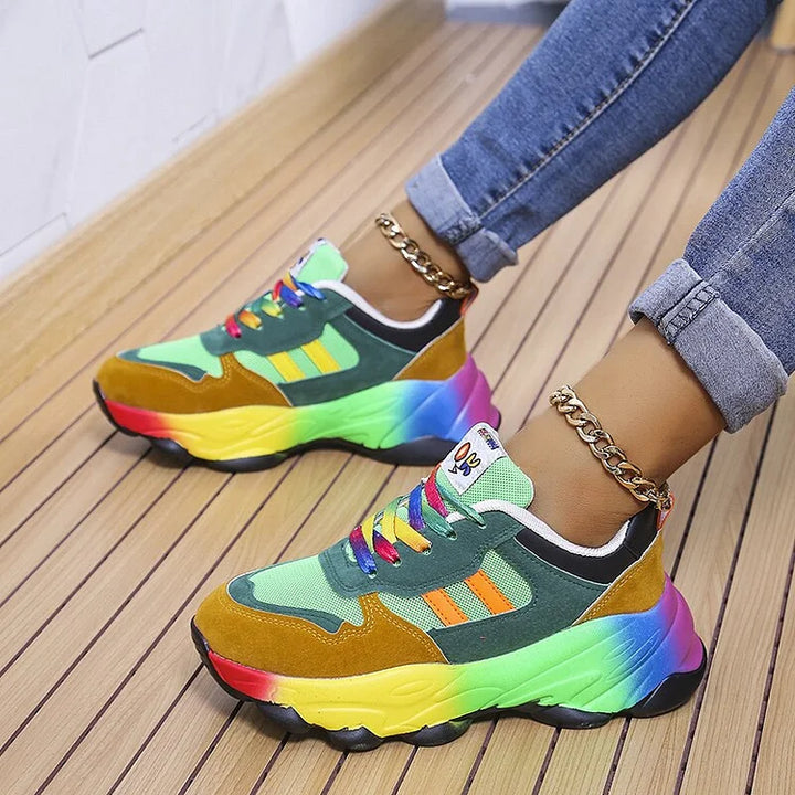 Chaussures Arc-en-Ciel Femme | Confort Coloré