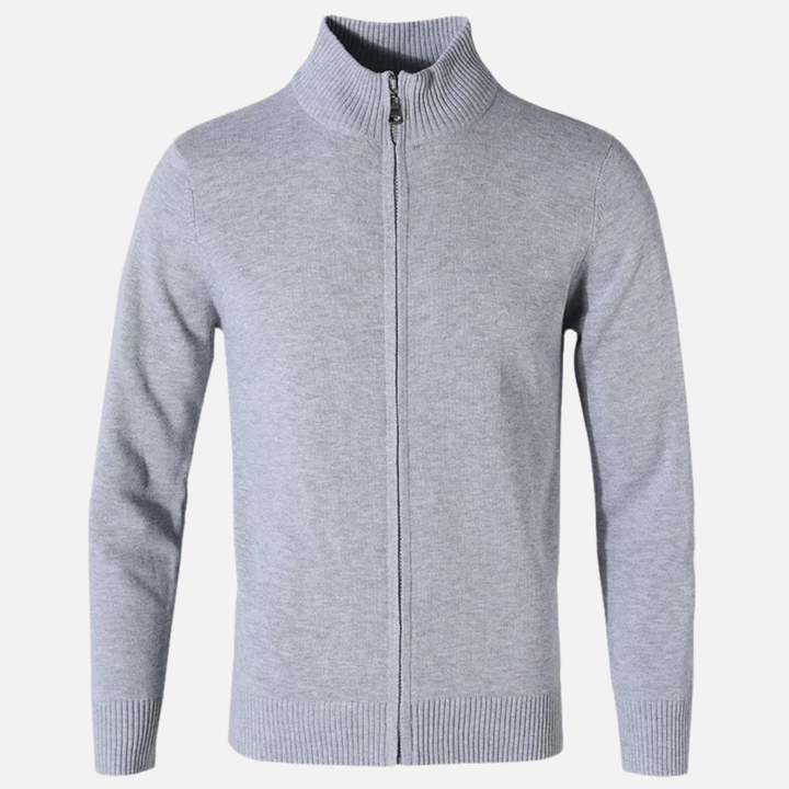 Cardigan zippé, design élégant