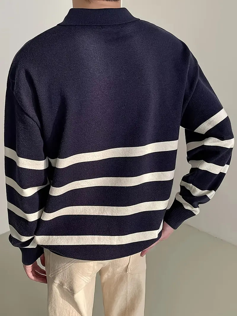 Men's Classic Striped Sweater | Standard Fit