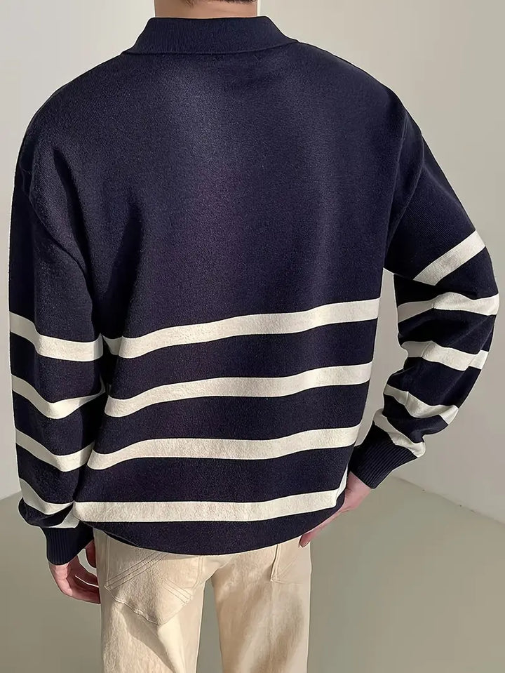 Men's Classic Striped Sweater | Standard Fit