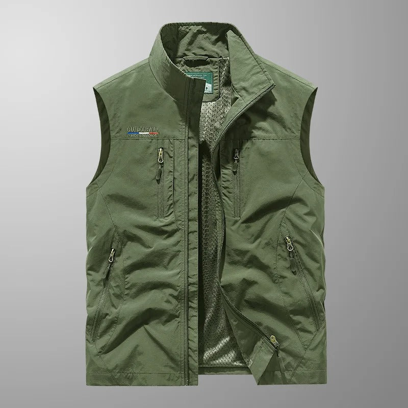 Casper – Gilet Cargo Respirant À Multiples Poches