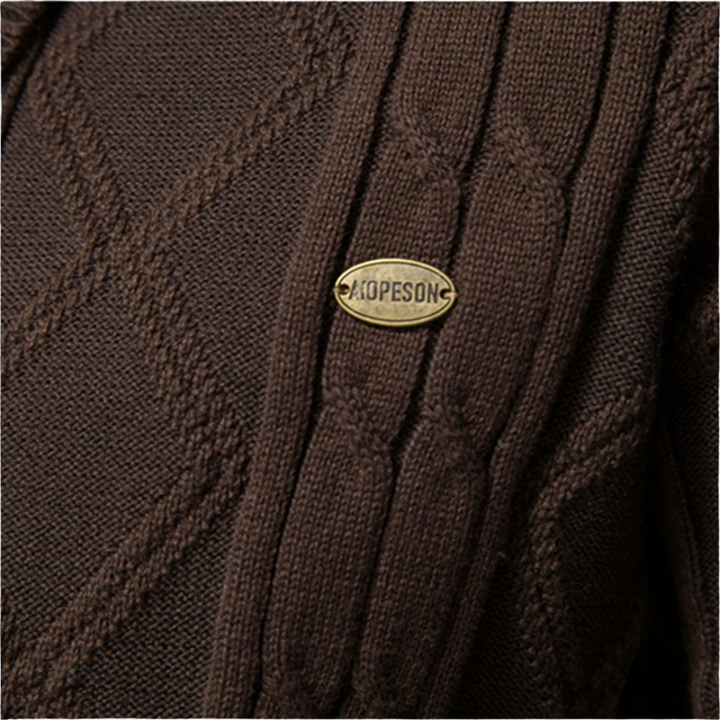 Gilet à motifs losanges | Design élégant