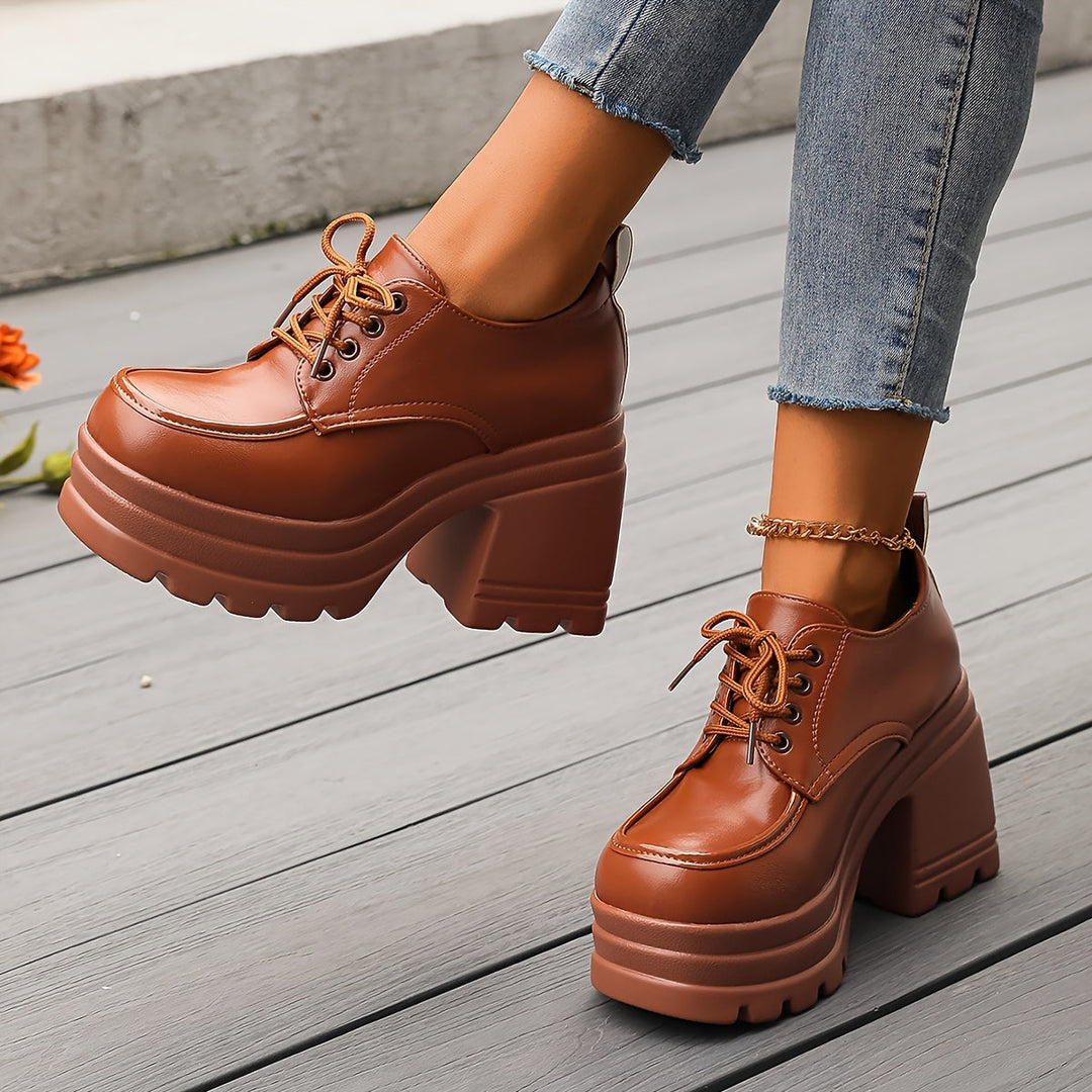 Bottes Plateforme Chunky Pour Femme | Confort Durable