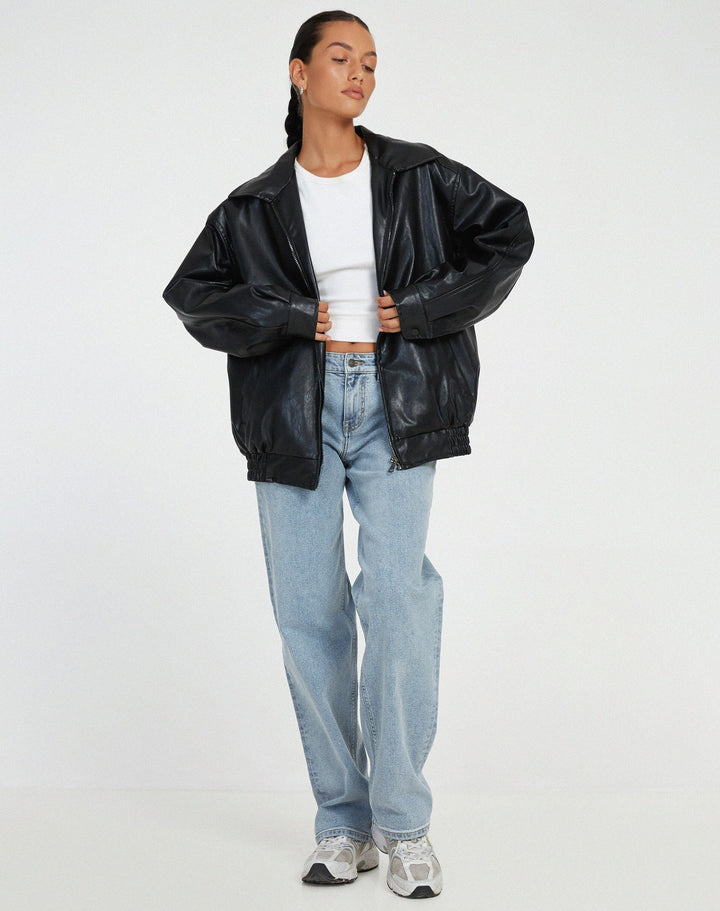 Women's Leather Sophisticated Jacket | Leather
