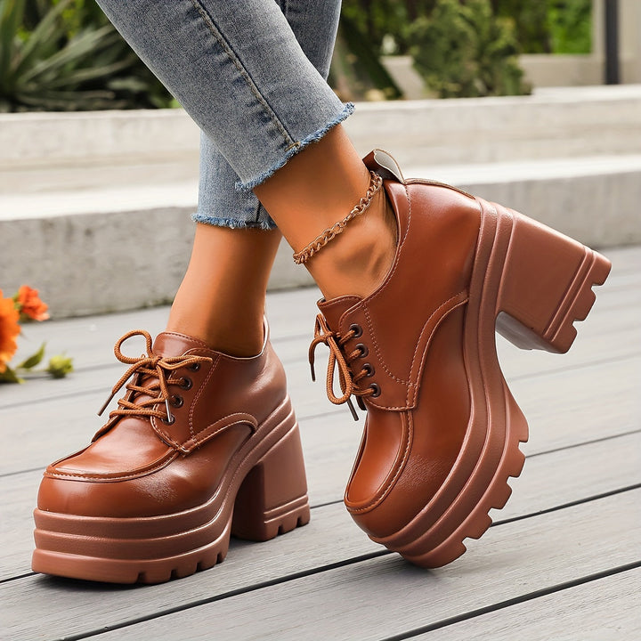 Bottes Plateforme Chunky Pour Femme | Confort Durable