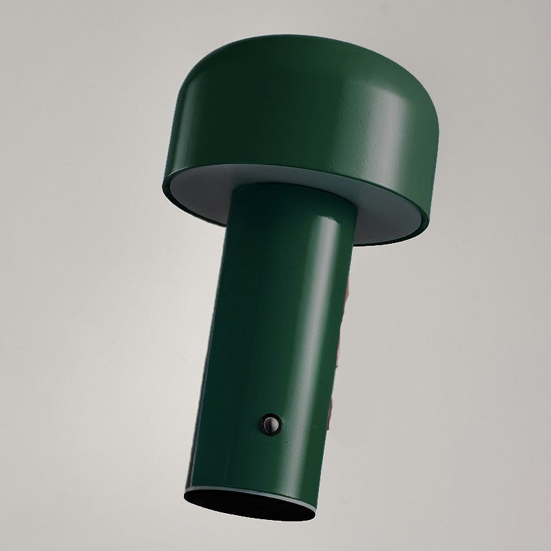 Lampe de table champignon sans fil, design italien