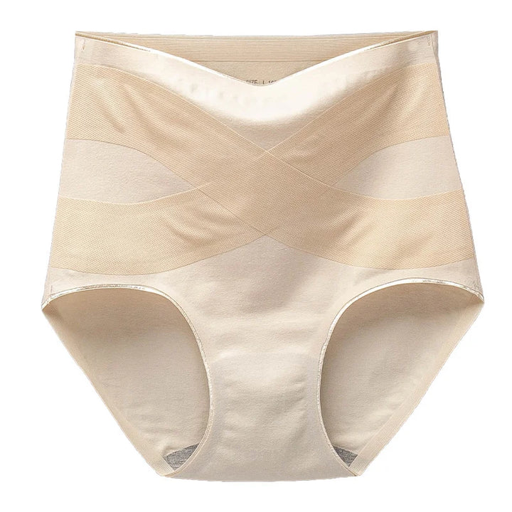 Culottes taille haute sans couture Flarixa - Contrôle du ventre, respirantes et de couleur unie