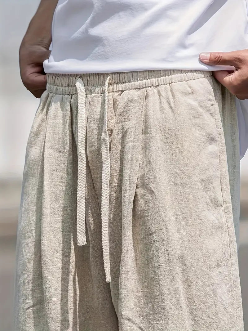 Pantalon Homme Large Respirant | Confort Décontracté
