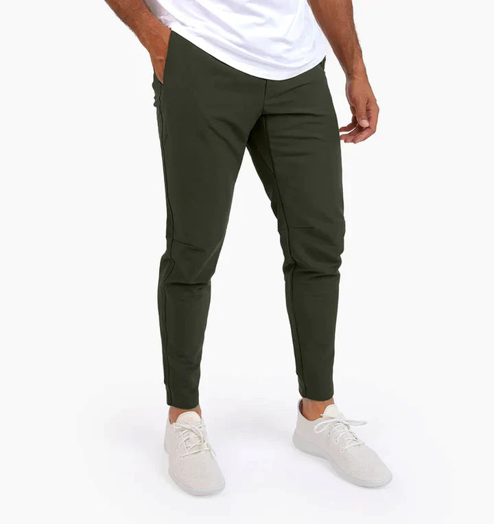 Pantalon décontracté extensible, coupe confortable