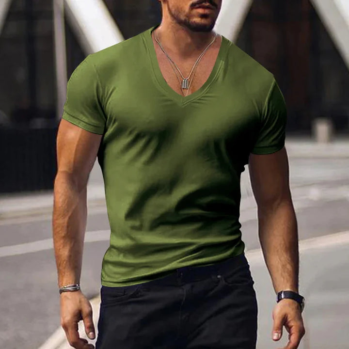 T-shirt Ajusté Décontracté pour Homme | Élégant & Confortable