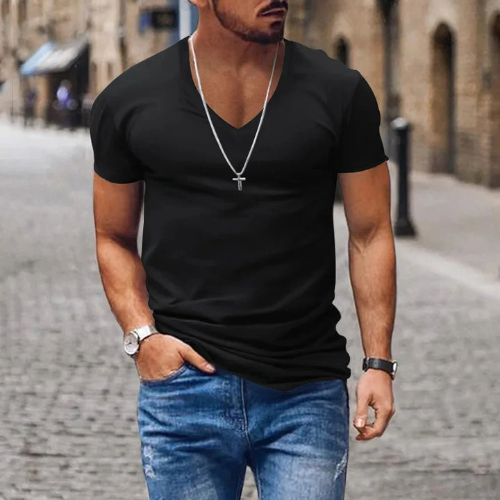 T-shirt Ajusté Décontracté pour Homme | Élégant & Confortable
