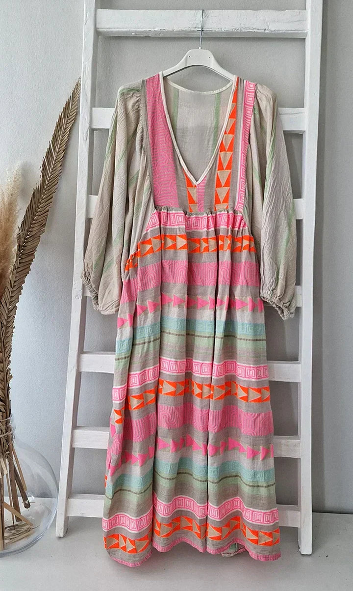 Robe Fleurie Colorée Femme | Été & Respirante