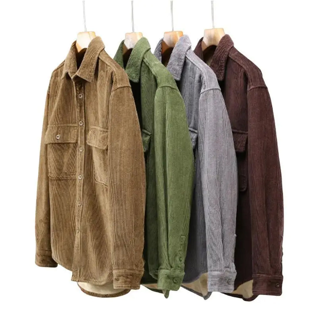 Men's Corduroy Winter Shirt | Warm &amp; Stylish