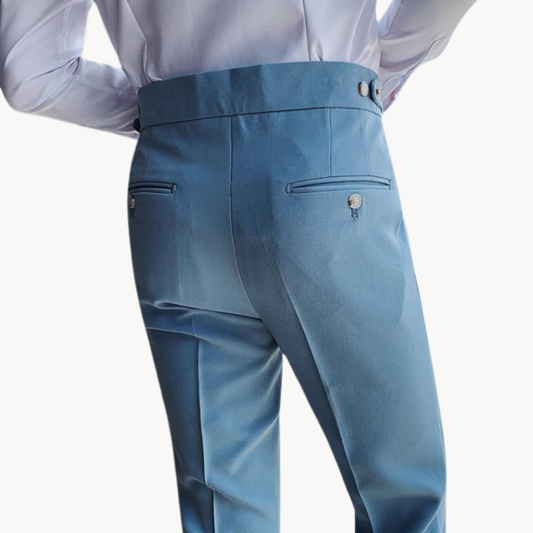 Pantalon plissé, design élégant