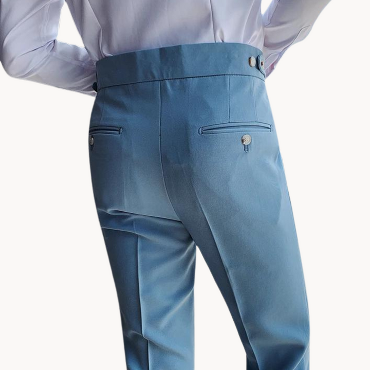 Pantalon plissé, design élégant