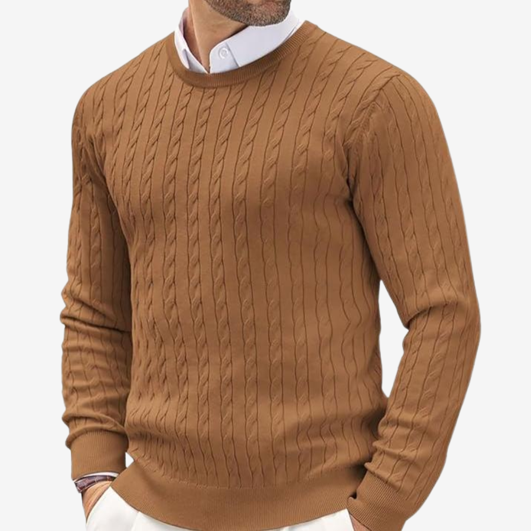 Pull tricoté, confortable